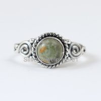 Real Rainforest Jasper 925 Sterling Silver, Rainforest Ring, Organic Ring , Silver Ring, Natural Round Gemstone Ring, Women Ring, Handmade | Natural genuine Gemstone jewelry. Buy crystal jewelry, handmade handcrafted artisan jewelry for women.  Unique handmade gift ideas. #jewelry #beadedjewelry #beadedjewelry #gift #shopping #handmadejewelry #fashion #style #product #jewelry #affiliate #ad