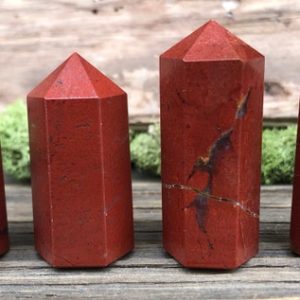 Red Jasper Crystal Tower Point | Natural genuine stones & crystals in various shapes & sizes. Buy raw cut, tumbled, or polished gemstones for making jewelry or crystal healing energy vibration raising reiki stones. #crystals #gemstones #crystalhealing #crystalsandgemstones #energyhealing #affiliate #ad