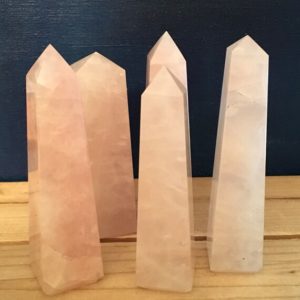 Shop Rose Quartz Points & Wands! Rose Quartz Crystal Tower, Crystal point, 4 sided, free standing, Love Stone,Healing Stone, Healing Crystal, Chakra  Stone, Spiritual Stone | Natural genuine stones & crystals in various shapes & sizes. Buy raw cut, tumbled, or polished gemstones for making jewelry or crystal healing energy vibration raising reiki stones. #crystals #gemstones #crystalhealing #crystalsandgemstones #energyhealing #affiliate #ad
