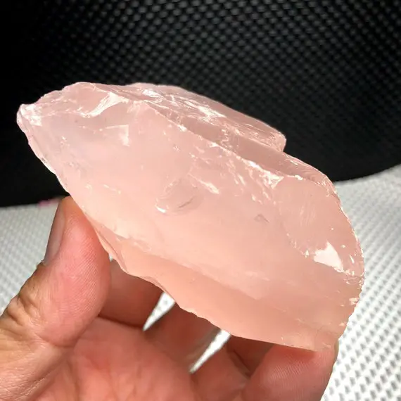 Natural Pink/rose Quartz Crystal Chunk Rough Stone,stunning Raw Rose Clear Quartz,friendship Gemstone,scrying,meditation Crystal Block Gift