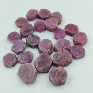 Shop Raw & Rough Ruby Stones! AAA Quality 25 PC LOT Purple Ruby Raw Stone, Natural Ruby Gemstone, Healing Purple Ruby Raw 10×12 Mm / 15X20 Mm Size | Natural genuine stones & crystals in various shapes & sizes. Buy raw cut, tumbled, or polished gemstones for making jewelry or crystal healing energy vibration raising reiki stones. #crystals #gemstones #crystalhealing #crystalsandgemstones #energyhealing #affiliate #ad