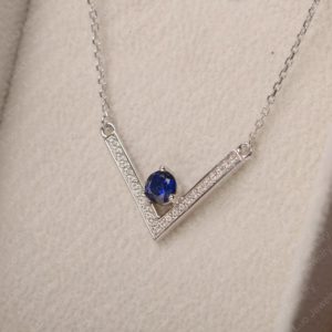 Shop Sapphire Pendants! Sapphire pendant necklaces, round cut, sterling silver, anniversary gift, September birthstone | Natural genuine Sapphire pendants. Buy crystal jewelry, handmade handcrafted artisan jewelry for women.  Unique handmade gift ideas. #jewelry #beadedpendants #beadedjewelry #gift #shopping #handmadejewelry #fashion #style #product #pendants #affiliate #ad