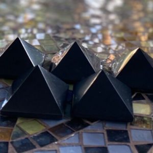 Shungite, Shungite Pyramid, Qty. 1 | Natural genuine stones & crystals in various shapes & sizes. Buy raw cut, tumbled, or polished gemstones for making jewelry or crystal healing energy vibration raising reiki stones. #crystals #gemstones #crystalhealing #crystalsandgemstones #energyhealing #affiliate #ad