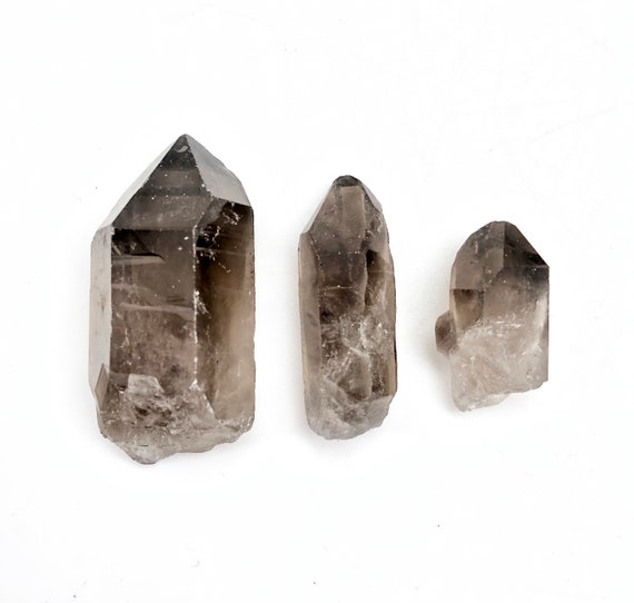 Raw Smoky Quartz Point Crystal - Raw Smoky Quartz Crystal - Crystal Quartz - Smoky Quartz Point - Healing Crystals And Stones - Root Chakra