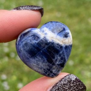 Shop Sodalite Shapes! 25mm Sodalite Hearts, Sodalite Heart, Sodalite, Crystal Heart, Puffy Heart, Blue Heart, Pocket Heart | Natural genuine stones & crystals in various shapes & sizes. Buy raw cut, tumbled, or polished gemstones for making jewelry or crystal healing energy vibration raising reiki stones. #crystals #gemstones #crystalhealing #crystalsandgemstones #energyhealing #affiliate #ad