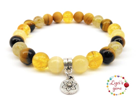 Solar Plexus Chakra Bracelet,aromatherapy Bracelet,manipura Diffuser Bracelet,essential Oil Diffuser Bracelet,diffuser Jewelry,yoga Bracelet