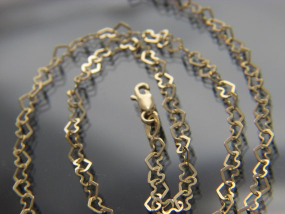 Sturdy Solid 10k Gold Wheat Chain