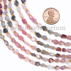 Shop Spinel Chip & Nugget Beads! Multi Spinel Nuggets Beads,  3X4-4X7mm Multi Spinel Nuggets, Spinel Faceted Beads, Fancy Nugget Beads, Beads For Jewelry, Spinel Strand | Natural genuine chip Spinel beads for beading and jewelry making.  #jewelry #beads #beadedjewelry #diyjewelry #jewelrymaking #beadstore #beading #affiliate #ad