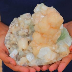 Large 5.17lbs Stilbite With Green Apophyllite Mineral Cluster, Specimen Meditation Peach Stilbite Crystal Collection Apophyllite Stilbite | Natural genuine stones & crystals in various shapes & sizes. Buy raw cut, tumbled, or polished gemstones for making jewelry or crystal healing energy vibration raising reiki stones. #crystals #gemstones #crystalhealing #crystalsandgemstones #energyhealing #affiliate #ad