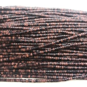 Shop Tiger Eye Bead Shapes! Genuine Red Tiger Eyes 4mm Heishi Natural Gemstone Loose Beads 15 inch Jewelry Supply Bracelet Necklace Material Support | Natural genuine other-shape Tiger Eye beads for beading and jewelry making.  #jewelry #beads #beadedjewelry #diyjewelry #jewelrymaking #beadstore #beading #affiliate #ad