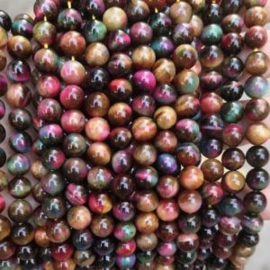 Shop Tiger Eye Round Beads! Natural AAAA Starry Tigereye Smooth Round Beads,4mm 6mm 8mm 10mm 12mm 14mm Star Sky Tigereye Beads wholesale supply,one strand 15" | Natural genuine round Tiger Eye beads for beading and jewelry making.  #jewelry #beads #beadedjewelry #diyjewelry #jewelrymaking #beadstore #beading #affiliate #ad