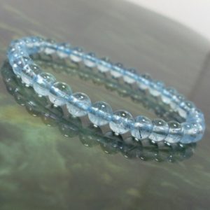 Shop Topaz Bracelets! Natural Sky Blue Topaz Bracelet 6mm,  Women Men Bracelet, Natural Gemstone Bracelet, December Birthstone, Gift for Her/ Him + Gift Box | Natural genuine Topaz bracelets. Buy crystal jewelry, handmade handcrafted artisan jewelry for women.  Unique handmade gift ideas. #jewelry #beadedbracelets #beadedjewelry #gift #shopping #handmadejewelry #fashion #style #product #bracelets #affiliate #ad
