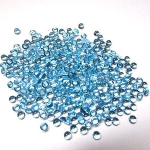 Shop Topaz Cabochons! 10 pieces 2mm Or 3mm Swiss Blue Topaz Round Cabochon Gemstone, Swiss Blue Topaz Cabochon Round Gemstone, Blue Topaz Cabochon Round Gemstone | Natural genuine stones & crystals in various shapes & sizes. Buy raw cut, tumbled, or polished gemstones for making jewelry or crystal healing energy vibration raising reiki stones. #crystals #gemstones #crystalhealing #crystalsandgemstones #energyhealing #affiliate #ad
