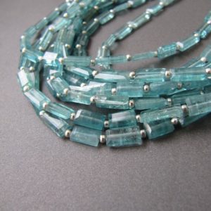 Shop Tourmaline Beads! Light Blue Tourmaline Sticks • 7-10×2.50x3mm • AAA Smooth Polished Raw Stick Crystal • Natural Colour • With Inclusions | Natural genuine beads Tourmaline beads for beading and jewelry making.  #jewelry #beads #beadedjewelry #diyjewelry #jewelrymaking #beadstore #beading #affiliate #ad