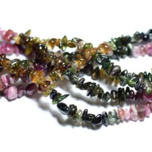 Shop Tourmaline Chip & Nugget Beads! Wire 39cm env – stone beads – Tourmaline 180pc multicolored rock Chips 3-6mm | Natural genuine chip Tourmaline beads for beading and jewelry making.  #jewelry #beads #beadedjewelry #diyjewelry #jewelrymaking #beadstore #beading #affiliate #ad