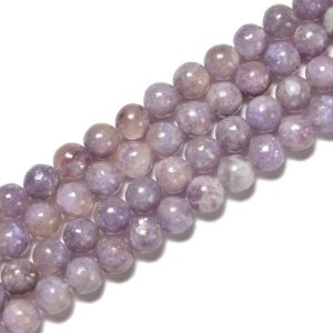 Shop Tourmaline Beads! Dark Purple Tourmaline Smooth Round Beads Size 6mm 8mm 10mm 15.5'' Strand | Natural genuine beads Tourmaline beads for beading and jewelry making.  #jewelry #beads #beadedjewelry #diyjewelry #jewelrymaking #beadstore #beading #affiliate #ad