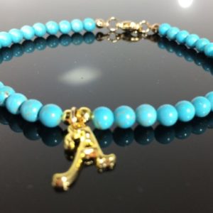 Shop Turquoise Bracelets! Turquoise Bracelet,Turquoise Gemstone Bracelet, Turquoise Birthstone Bracelet, Initial Bracelet, Personalized Bracelet | Natural genuine Turquoise bracelets. Buy crystal jewelry, handmade handcrafted artisan jewelry for women.  Unique handmade gift ideas. #jewelry #beadedbracelets #beadedjewelry #gift #shopping #handmadejewelry #fashion #style #product #bracelets #affiliate #ad