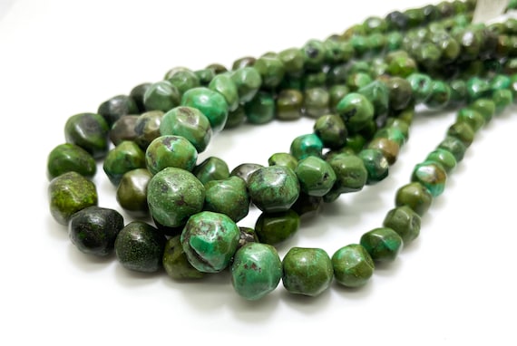 Genuine Turquoise, Natural Turquoise Round Faceted Loose Gemstone Beads (assorted Size) - Pgs349