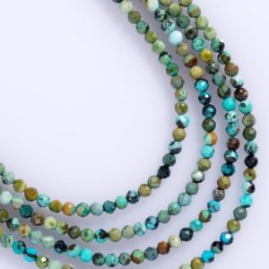 Shop Turquoise Faceted Beads! Turquoise Micro-faceted Beads  AAA quality Turquoise Round Beads Natural Turquoise Beads For Jewelry Making Turquoise Wholesale lot. | Natural genuine faceted Turquoise beads for beading and jewelry making.  #jewelry #beads #beadedjewelry #diyjewelry #jewelrymaking #beadstore #beading #affiliate #ad