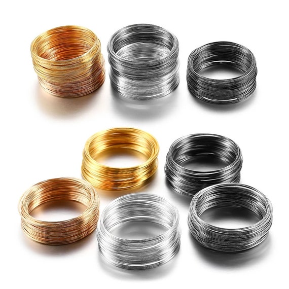 100loops/lot 0.6mm Memory Beading Steel Wire Beading Wire For Diy Jewelry Findings Bangle Bracelet Making Accessories Supplies 100loops/lot 0.6mm Memory Beading Steel Wire Beading Wire For Diy Jewelry Findings Bangle Bracelet Making Accessories Supplies