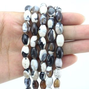 8x12mm White Agate Beads,Loose Agate Beads ,Barrel Beads,Rice Barrel Tube Stone Beads for Jewelry Making— 33 PCS-15inches–EB233 | Natural genuine beads Gemstone beads for beading and jewelry making.  #jewelry #beads #beadedjewelry #diyjewelry #jewelrymaking #beadstore #beading #affiliate #ad