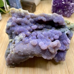 Grape Agate crystal specimen GPA60 | Natural genuine stones & crystals in various shapes & sizes. Buy raw cut, tumbled, or polished gemstones for making jewelry or crystal healing energy vibration raising reiki stones. #crystals #gemstones #crystalhealing #crystalsandgemstones #energyhealing #affiliate #ad