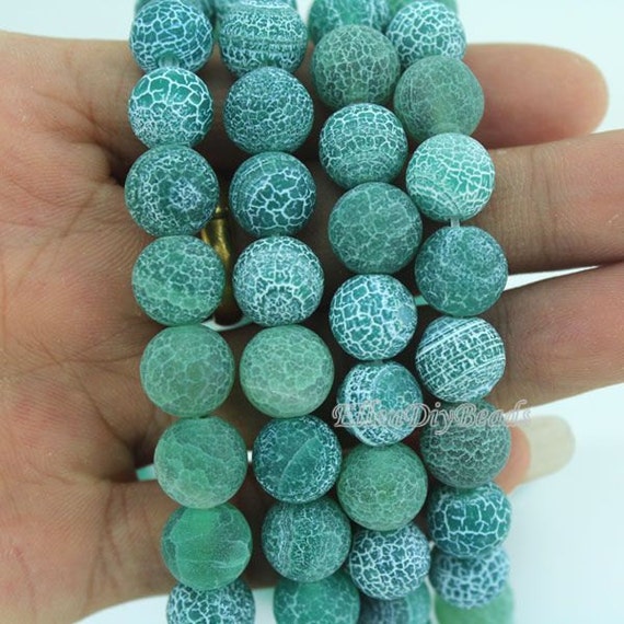 Frosted Agate Beads,green Agate Beads, Full Strand,10mm Round Beads,matte Agate Beads,natural Gemstone Beads-38 Beads--15inches--ba020