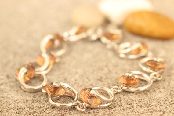 925 Sterling Silver  Bracelet, Turkish Handmade Bracelet, Silver 925 Bracelet , Alexandrite Bracelet, Gift For Her, Alexandrite