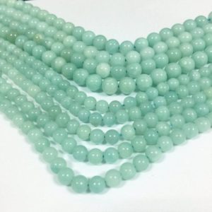 Shop Amazonite Bracelets! Natural Amazonite Beads 6mm 8mm A quality Aqua Gemstones Mint Beads Mala Beads Mala Supplies Light Blue Amazonite Bracelet Necklace Beads | Natural genuine Amazonite bracelets. Buy crystal jewelry, handmade handcrafted artisan jewelry for women.  Unique handmade gift ideas. #jewelry #beadedbracelets #beadedjewelry #gift #shopping #handmadejewelry #fashion #style #product #bracelets #affiliate #ad