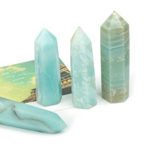 Shop Amazonite Points & Wands! Amazonite Obelisk Tower Stone – Obelisk Tower Point Crystals – Meditation Gemstone – Gifts – TW1068 | Natural genuine stones & crystals in various shapes & sizes. Buy raw cut, tumbled, or polished gemstones for making jewelry or crystal healing energy vibration raising reiki stones. #crystals #gemstones #crystalhealing #crystalsandgemstones #energyhealing #affiliate #ad