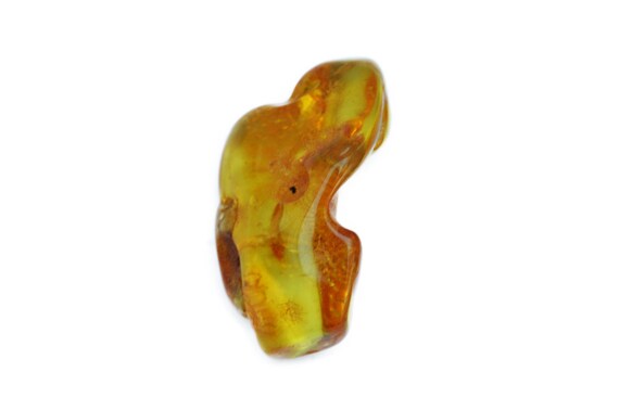 Natural Baltic Amber (37mm X 20mm X 9mm) 21cts - Genuine Amber Tumbled Stone
