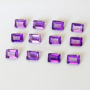 Shop Amethyst Cabochons! Natural amethyst loose gemstone emerald cut amethyst crystal stone VVS | Natural genuine stones & crystals in various shapes & sizes. Buy raw cut, tumbled, or polished gemstones for making jewelry or crystal healing energy vibration raising reiki stones. #crystals #gemstones #crystalhealing #crystalsandgemstones #energyhealing #affiliate #ad