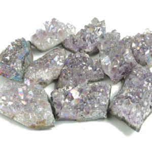 Aura Amethyst Cluster Crystal – Raw  Amethyst Cluster – Healing Stone – RA1074 | Natural genuine stones & crystals in various shapes & sizes. Buy raw cut, tumbled, or polished gemstones for making jewelry or crystal healing energy vibration raising reiki stones. #crystals #gemstones #crystalhealing #crystalsandgemstones #energyhealing #affiliate #ad