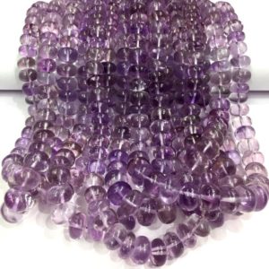 Natural Pink Amethyst Gemstone Beads Pink Amethyst Rondelle Beads Smooth Polished Amethyst Beads Beautiful Pink Color Beads Top Quality. | Natural genuine rondelle Array beads for beading and jewelry making.  #jewelry #beads #beadedjewelry #diyjewelry #jewelrymaking #beadstore #beading #affiliate #ad
