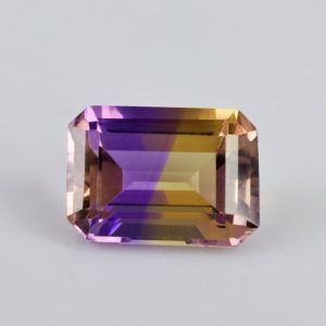 Ametrine Faceted Cut Octagon 7.69 Carat Loose Gemstone | Ametrine Pendant | Ametrine pendant | Ametrine necklace | Natural Ametrine gemstone | Natural genuine Ametrine pendants. Buy crystal jewelry, handmade handcrafted artisan jewelry for women.  Unique handmade gift ideas. #jewelry #beadedpendants #beadedjewelry #gift #shopping #handmadejewelry #fashion #style #product #pendants #affiliate #ad