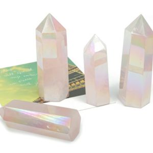 Shop Angel Aura Quartz Points & Wands! Angel Aura Rose Quartz Obelisk Tower Stone – Obelisk Tower Point Crystals – Meditation Gemstone – Gifts – TW1059 | Natural genuine stones & crystals in various shapes & sizes. Buy raw cut, tumbled, or polished gemstones for making jewelry or crystal healing energy vibration raising reiki stones. #crystals #gemstones #crystalhealing #crystalsandgemstones #energyhealing #affiliate #ad