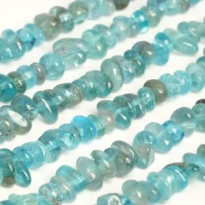Shop Apatite Beads! Genuine Natural Blue Apatite Transparent Loose Beads Grade AAA Pebble Chips Shape 4-6mm | Natural genuine beads Apatite beads for beading and jewelry making.  #jewelry #beads #beadedjewelry #diyjewelry #jewelrymaking #beadstore #beading #affiliate #ad