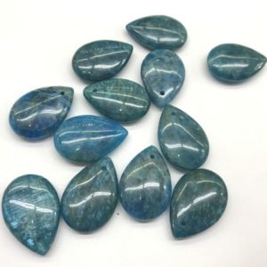Shop Apatite Pendants! Natural Blue Apatite 17x25mm Waterdrop Genuine Gemstone Teardrop Pendant Bead —1 Piece | Natural genuine Apatite pendants. Buy crystal jewelry, handmade handcrafted artisan jewelry for women.  Unique handmade gift ideas. #jewelry #beadedpendants #beadedjewelry #gift #shopping #handmadejewelry #fashion #style #product #pendants #affiliate #ad