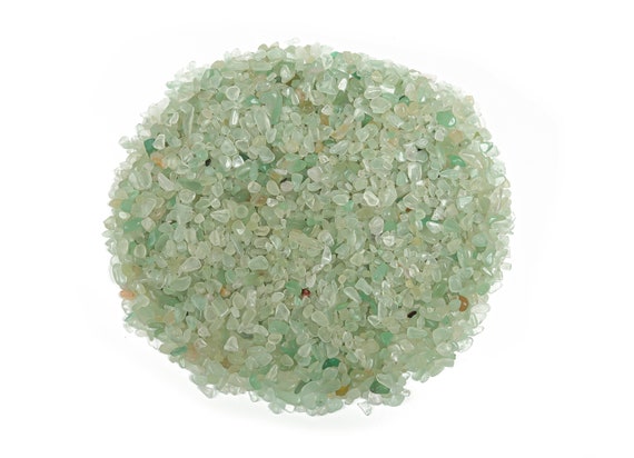 Aventurine Chips - Tumbled Crystal Chips - Natural Green Aventurine Chips - Healing Aventurine Stones - 2-6mm - Cp1018