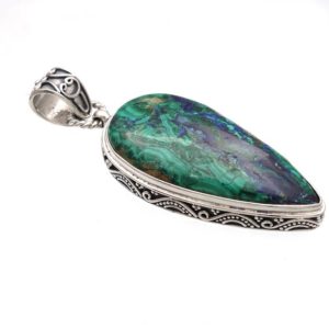 Shop Azurite Pendants! Azurite Pendant Real Azurite Gemstone Pendant Azurite necklace Azurite Jewelry | Natural genuine Azurite pendants. Buy crystal jewelry, handmade handcrafted artisan jewelry for women.  Unique handmade gift ideas. #jewelry #beadedpendants #beadedjewelry #gift #shopping #handmadejewelry #fashion #style #product #pendants #affiliate #ad