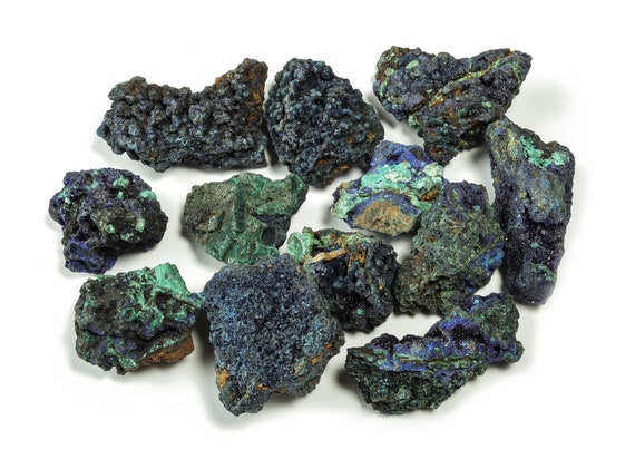 Azurite Raw Stone – Natural Rough Azurite Gemstone – Rough Azurite Stone – Azurite Healing Crystal – Raw Azurite Rough Lot– Ra1033