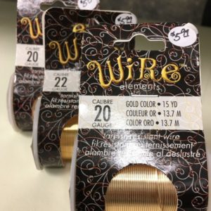 Shop Beading Wire! Beading Wire, Beadsmith Craft Wire Tarnish Resistant, Silver, Copper, Gold, Ant. copper, Vintage Bronze 18,20, 22, 24, 26 ga. | Shop jewelry making and beading supplies, tools & findings for DIY jewelry making and crafts. #jewelrymaking #diyjewelry #jewelrycrafts #jewelrysupplies #beading #affiliate #ad