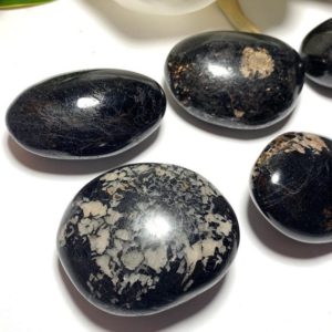 Shop Black Tourmaline Shapes! Black Tourmaline Palm Stones | Natural genuine stones & crystals in various shapes & sizes. Buy raw cut, tumbled, or polished gemstones for making jewelry or crystal healing energy vibration raising reiki stones. #crystals #gemstones #crystalhealing #crystalsandgemstones #energyhealing #affiliate #ad