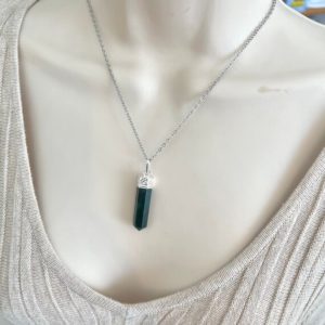 Bloodstone Crystal Necklace, Bloodstone Necklace, Warrior Necklace, Healing Necklace, Crystal Healing Necklace, Gemstone Necklace, Handmade | Natural genuine Gemstone necklaces. Buy crystal jewelry, handmade handcrafted artisan jewelry for women.  Unique handmade gift ideas. #jewelry #beadednecklaces #beadedjewelry #gift #shopping #handmadejewelry #fashion #style #product #necklaces #affiliate #ad