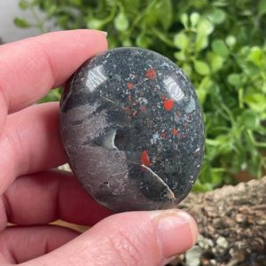 Bloodstone Crystal Palmstone – Reiki Charged – Powerful Energy – Meditation Crystal Palmstone – African Bloodstone – Sefton #8 | Natural genuine stones & crystals in various shapes & sizes. Buy raw cut, tumbled, or polished gemstones for making jewelry or crystal healing energy vibration raising reiki stones. #crystals #gemstones #crystalhealing #crystalsandgemstones #energyhealing #affiliate #ad