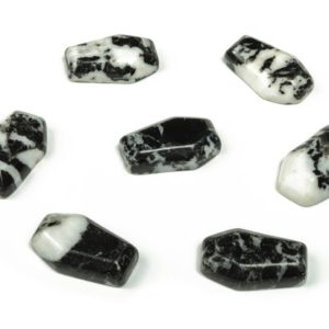 Shop Calcite Cabochons! Zebra Calcite Coffin Crystal – Cabochon – Crystal Carving – 3cm CO1006 | Natural genuine stones & crystals in various shapes & sizes. Buy raw cut, tumbled, or polished gemstones for making jewelry or crystal healing energy vibration raising reiki stones. #crystals #gemstones #crystalhealing #crystalsandgemstones #energyhealing #affiliate #ad