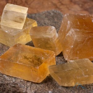 Shop Calcite Stones & Crystals! Yellow CALCITE Raw Crystal –  Small Rhombohedron – Metaphysical, Home Decor, Raw Crystals and Stones, E1014 | Natural genuine stones & crystals in various shapes & sizes. Buy raw cut, tumbled, or polished gemstones for making jewelry or crystal healing energy vibration raising reiki stones. #crystals #gemstones #crystalhealing #crystalsandgemstones #energyhealing #affiliate #ad