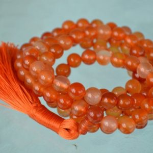 108 Mala Beads Womens mala necklace Carnelian Yoga necklace Energized Meditation beads Mala jewelry Boho necklace Gemstone necklace gifts | Natural genuine Gemstone necklaces. Buy crystal jewelry, handmade handcrafted artisan jewelry for women.  Unique handmade gift ideas. #jewelry #beadednecklaces #beadedjewelry #gift #shopping #handmadejewelry #fashion #style #product #necklaces #affiliate #ad