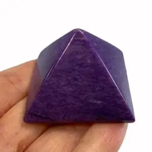 CHAROITE PYRAMID – From Russia | Natural genuine stones & crystals in various shapes & sizes. Buy raw cut, tumbled, or polished gemstones for making jewelry or crystal healing energy vibration raising reiki stones. #crystals #gemstones #crystalhealing #crystalsandgemstones #energyhealing #affiliate #ad