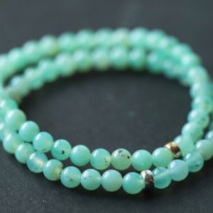 Shop Chrysoprase Bracelets! RARE AAA+ 5.5-6mm chrysoprase, genuine smooth chrysoprase, unique chrysoprase 6mm, stretch bracelet chrysoprase, chrysoprase AAAA+ #0249 | Natural genuine Chrysoprase bracelets. Buy crystal jewelry, handmade handcrafted artisan jewelry for women.  Unique handmade gift ideas. #jewelry #beadedbracelets #beadedjewelry #gift #shopping #handmadejewelry #fashion #style #product #bracelets #affiliate #ad